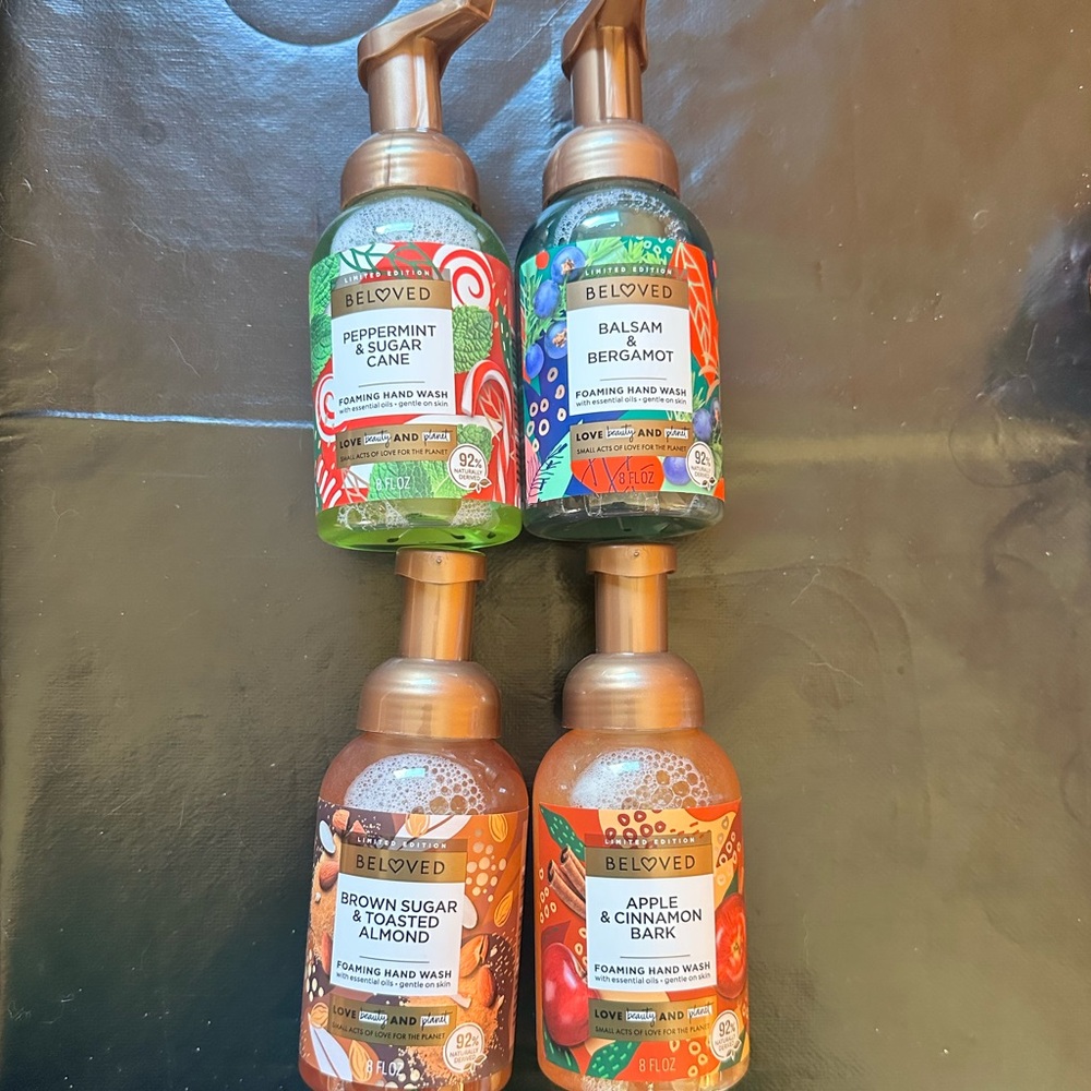 Beloved Foaming  Hand Soap Set- Holiday Fragrances Bundle